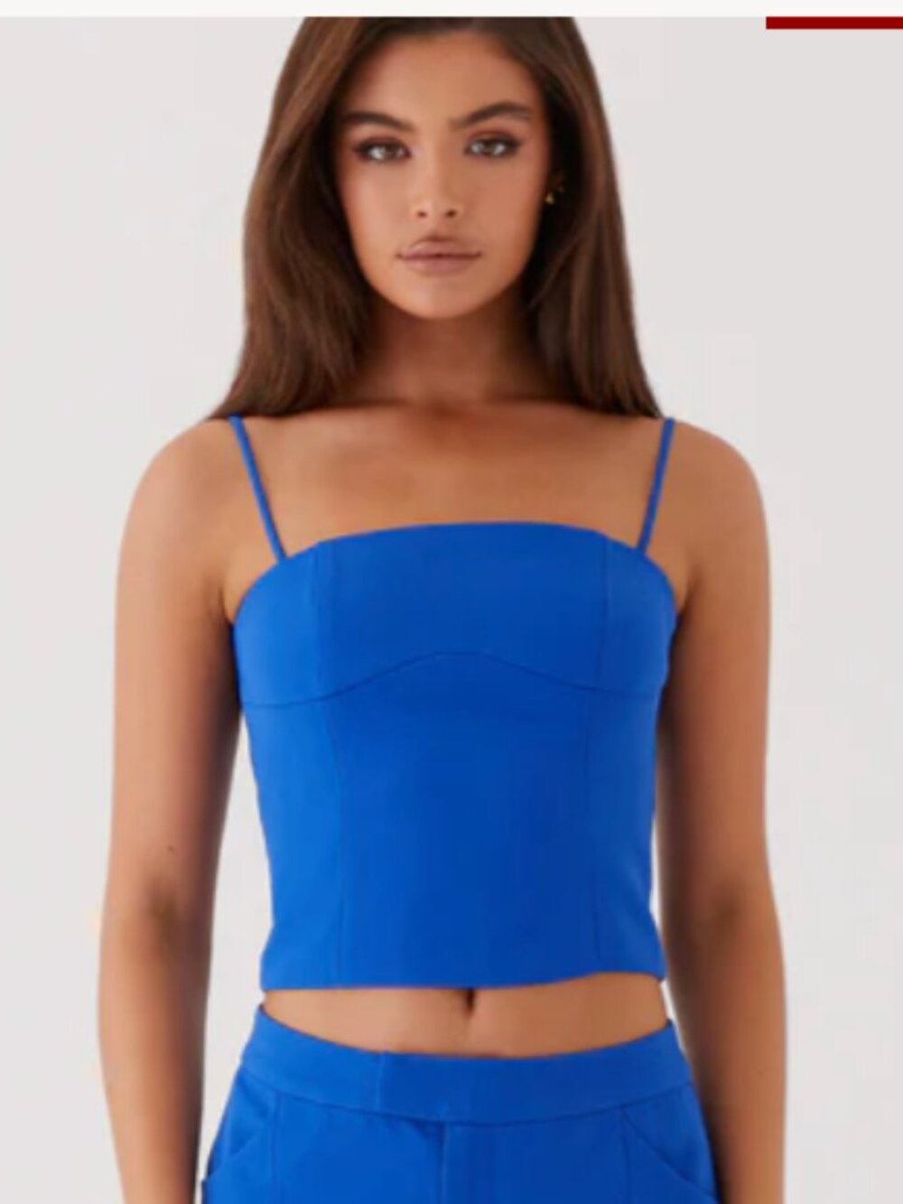 Peppermayo Eliana Crop Top - Cobalt
